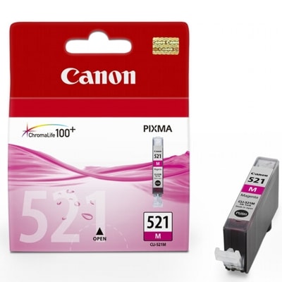 Tusz Oryginalny Canon CLI-521 M (2935B001) (Purpurowy)