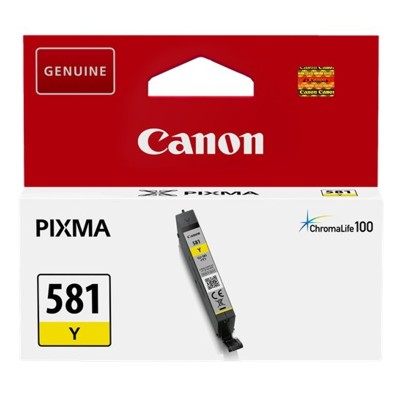 Tusz Oryginalny Canon CLI-581 Y (2105C001) (Żółty)