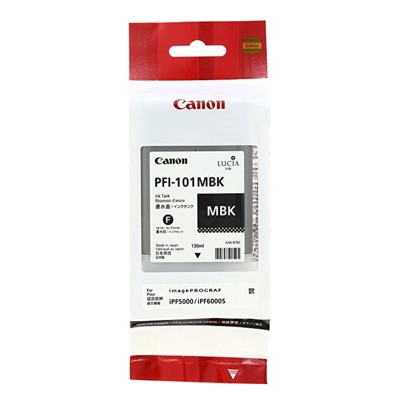 Tusz Oryginalny Canon PFI-101MBK (0882B001) (Czarny matowy)
