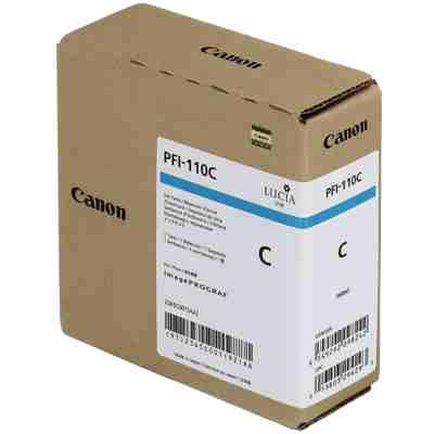Tusz Oryginalny Canon PFI-110C (2365C001) (Błękitny)