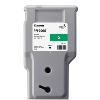 Tusz Oryginalny Canon PFI-206G (5310B001AA) (Zielony)