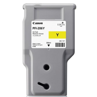 Tusz Oryginalny Canon PFI-206Y (5306B001AA) (Żółty)