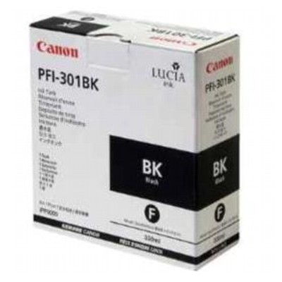 Tusz Oryginalny Canon PFI-301BK (1486B001) (Czarny)
