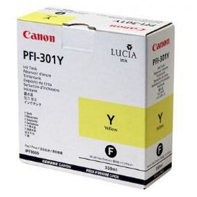 Tusz Oryginalny Canon PFI-301Y (1489B001) (Żółty)