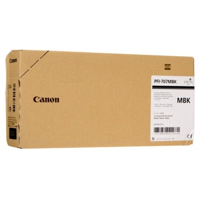 Tusz Oryginalny Canon PFI-707MBK (9820B001) (Czarny matowy)