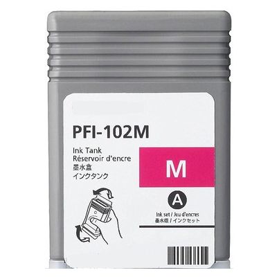 Tusz Zamiennik PFI-102M do Canon (CF0897B001A) (Purpurowy)