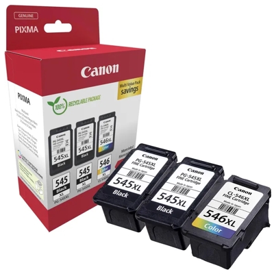 Tusze Oryginalne Canon 2 x PG-545 XL + CL-546 XL (8286B013) (komplet)